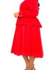 BUXOM COUTURE BUXOM COUTURE Topstitched Long Sleeve Peplum Shirtdress - 3