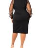 BUXOM COUTURE BUXOM COUTURE Tulle Long Sleeve Sheath Dress - 2