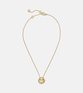 Bvlgari Bvlgari Bvlgari Cabochon 18kt gold pendant necklace with diamonds