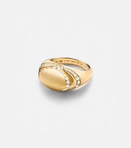 Bvlgari Bvlgari Bvlgari Cabochon 18kt gold ring with diamonds