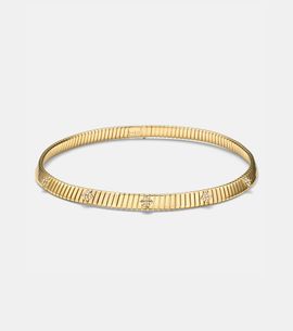 Bvlgari Bvlgari Bvlgari Tubogas 18kt gold choker with diamonds