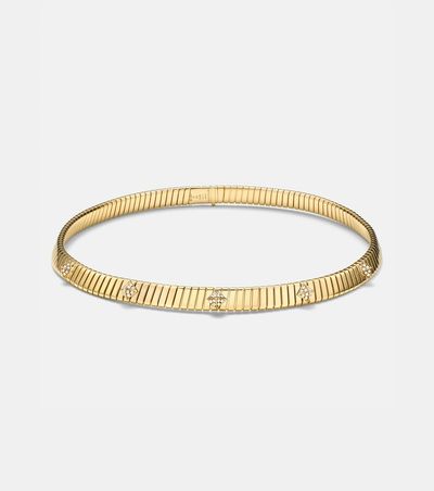 Bvlgari Bvlgari Bvlgari Tubogas 18kt gold choker with diamonds