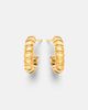 Bvlgari Bvlgari Bvlgari Tubogas 18kt gold hoop earrings - 1