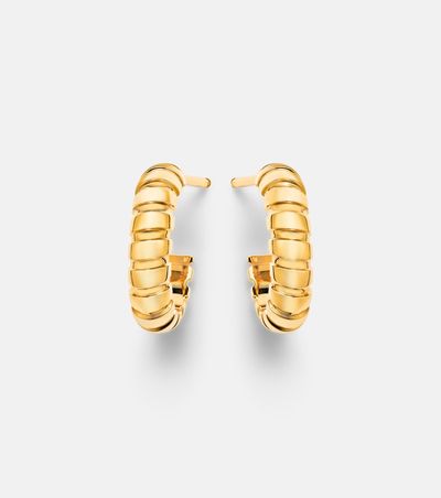 Bvlgari Bvlgari Bvlgari Tubogas 18kt gold hoop earrings