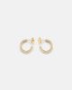 Bvlgari Bvlgari Bvlgari Tubogas 18kt gold hoop earrings - 3