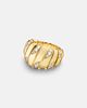 Bvlgari Bvlgari Bvlgari Tubogas 18kt gold ring with diamonds - 1