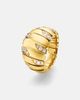 Bvlgari Bvlgari Bvlgari Tubogas 18kt gold ring with diamonds - 3