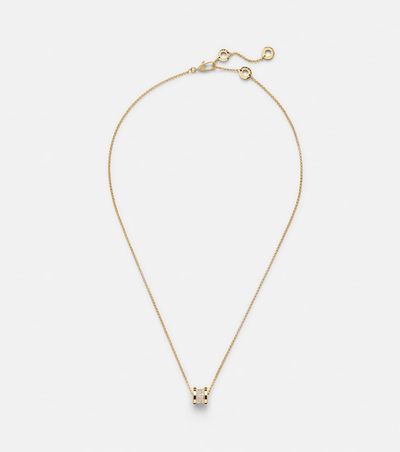Bvlgari Bvlgari B.zero1 18kt gold pendant necklace with diamonds