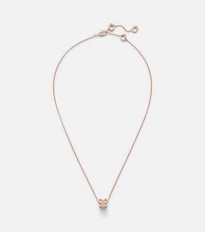 Bvlgari Bvlgari B.zero1 18kt rose gold pendant necklace with diamonds