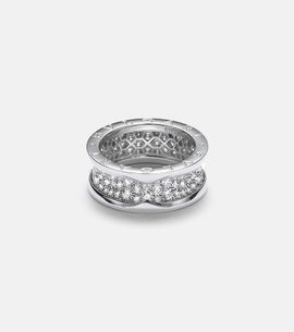 Bvlgari Bvlgari B.zero1 18kt white gold ring with diamonds