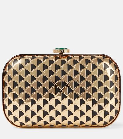 Bvlgari Bvlgari Calla leather clutch