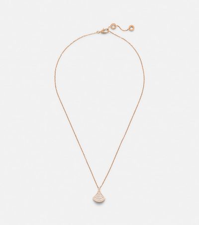 Bvlgari Diva's Dream 18Kt Rose Gold Necklace With Diamonds
