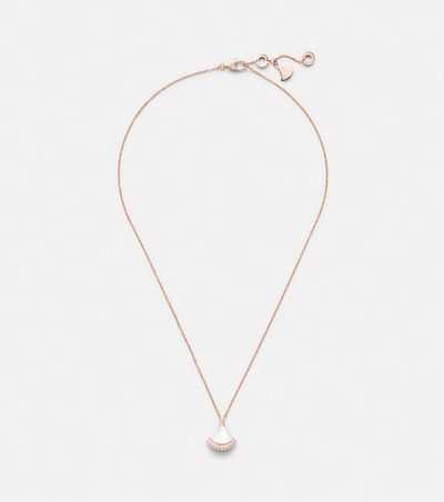 Bvlgari Bvlgari Divas' Dream 18kt rose gold necklace with mother-of-pearl diamonds
