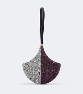 Bvlgari Bvlgari Ginkgo crystal-embellished clutch