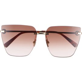 BVLGARI BVLGARI Rimless Butterfly Sunglasses