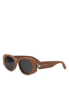 Bvlgari Bvlgari Serpenti Forever Oval Sunglasses, 52mm