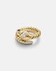 Bvlgari Bvlgari Serpenti Tubogas 18kt gold ring with diamonds and onyx - 1