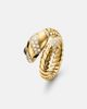 Bvlgari Bvlgari Serpenti Tubogas 18kt gold ring with diamonds and onyx - 3