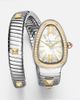 Bvlgari Bvlgari Serpenti Tubogas embellished 35mm stainless steel and 18kt gold watch - 1
