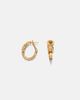 Bvlgari Bvlgari Serpenti Viper 18kt gold hoop earrings with diamonds - 3