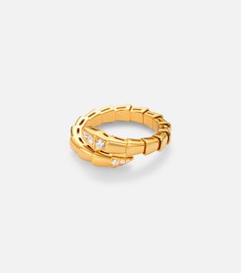 Bvlgari Bvlgari Serpenti Viper 18kt gold ring with diamonds