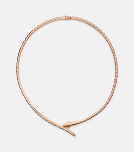 Bvlgari Bvlgari Serpenti Viper 18kt rose gold necklace