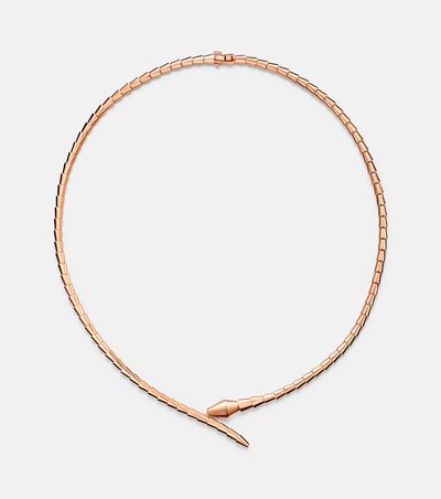 Bvlgari Bvlgari Serpenti Viper 18kt rose gold necklace