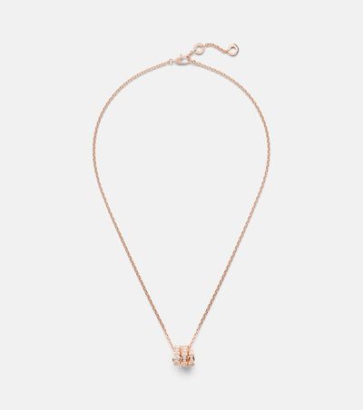 Bvlgari Bvlgari Serpenti Viper 18kt rose gold pendant necklace with diamonds