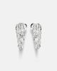 Bvlgari Bvlgari Serpenti Viper 18kt white gold hoop earrings with diamonds - 1