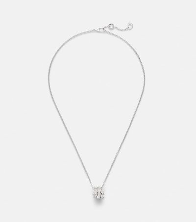 Bvlgari Bvlgari Serpenti Viper 18kt white gold pendant necklace with diamonds