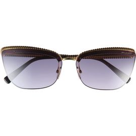 BVLGARI BVLGARI Tubogas Semi Rimless Cateye Sunglasses