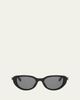 BVLGARI Serpenti Forever 50mm Oval Acetate & Metal Sunglasses - 1
