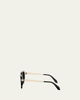 BVLGARI Serpenti Forever 50mm Oval Acetate & Metal Sunglasses - 3