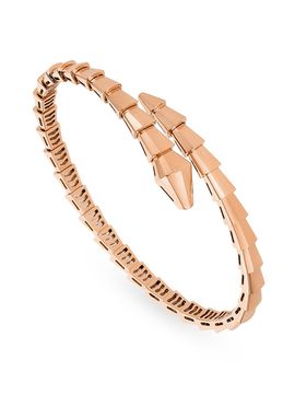 BVLGARI Serpenti Viper 18K Rose Gold Wrap Bracelet