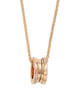 BVLGARI Women's B. zero1 18K Gold & 0.14 TCW Diamond Pendant Necklace