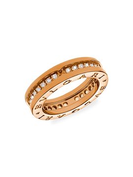 BVLGARI Women's B. zero1 18K Rose Gold & Diamond Ring