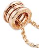 BVLGARI Women's B. zero1 18K Rose Gold Pendant Necklace - 4