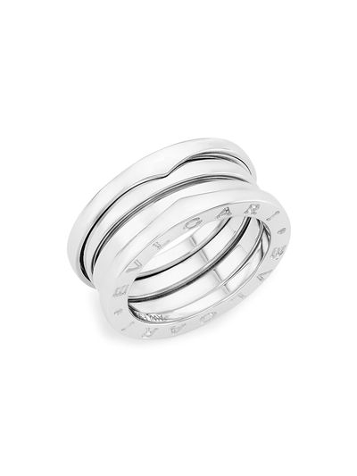 BVLGARI Women's B. zero1 18K White Gold 3-Band Ring