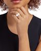 BVLGARI Women's B. zero1 18K White Gold 3-Band Ring - 2