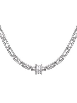 BVLGARI Women's B. zero1 18K White Gold & Diamond Necklace
