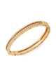 BVLGARI Women's B. zero1 Rock 18K Yellow Gold & 0.9 TCW Diamond Hinged Bangle Bracelet - 1
