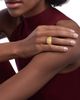 BVLGARI Women's Bvlgari Tubogas Tubo 18K Yellow Gold & 0.61 TCW Diamond Pavé Ring - 2