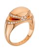 BVLGARI Women's Cabochon 18K Rose Gold & 0.56 TCW Diamond Ring - 1