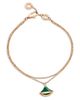BVLGARI Women's Divas' Dream 18K Rose Gold & Malachite Small Charm Bracelet - 1
