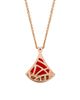 BVLGARI Women's Divas' Dream 18K Rose Gold, Carnelian & 0.13 TCW Diamond Pendant Necklace - 5