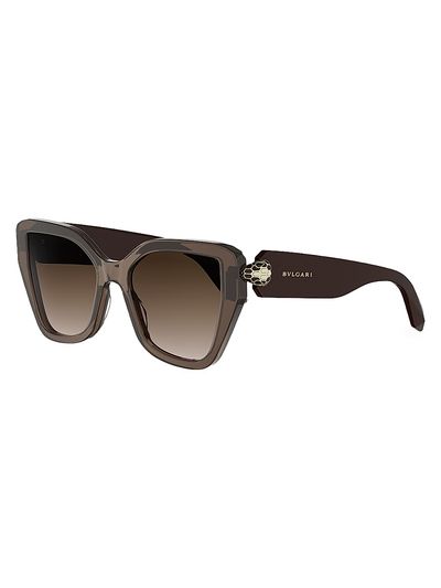 BVLGARI Women's Serpenti Forever 53MM Butterfly Sunglasses