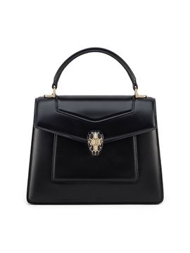 BVLGARI Women's Serpenti Forever Leather Top Handle Bag