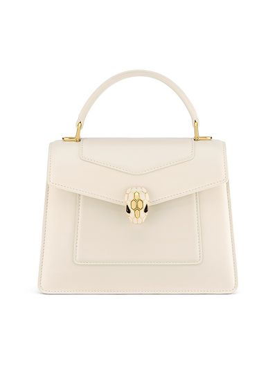 BVLGARI Women's Serpenti Leather Top Handle Handbag