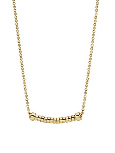 BVLGARI Women's Serpenti Tubogas 18K Yellow Gold Pendant Necklace
