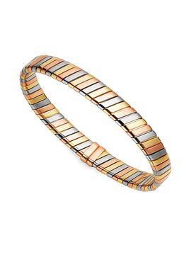 BVLGARI Women's Serpenti Tubogas 18K Yellow, White & Rose Gold Bracelet